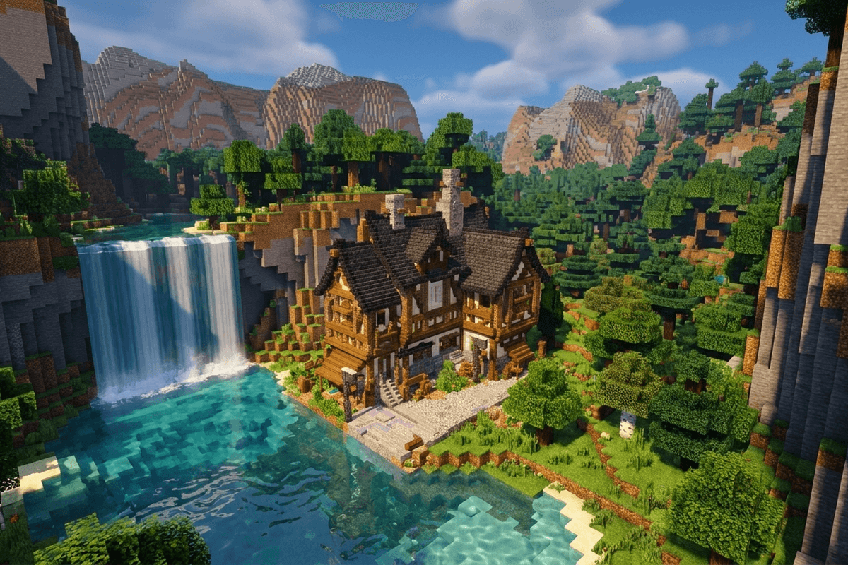 Deloria Grand Manor - Minecraft Schematic