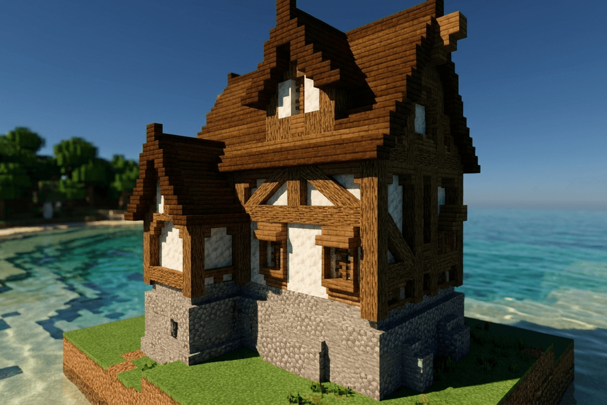 Deloria Lakeside Cottage - Minecraft Schematic