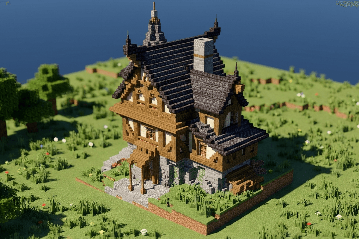 Deloria Slate Manor - Minecraft Schematic