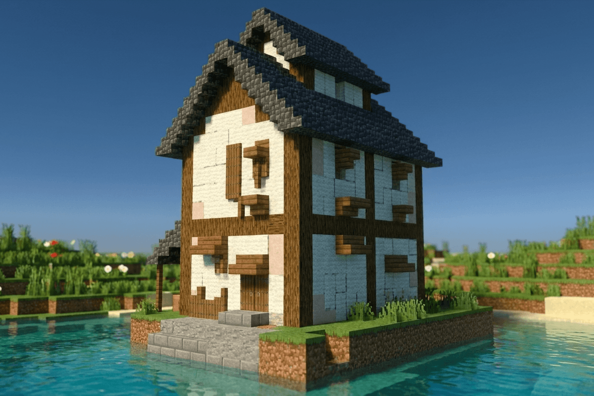 Deloria Timber House - Minecraft Schematic