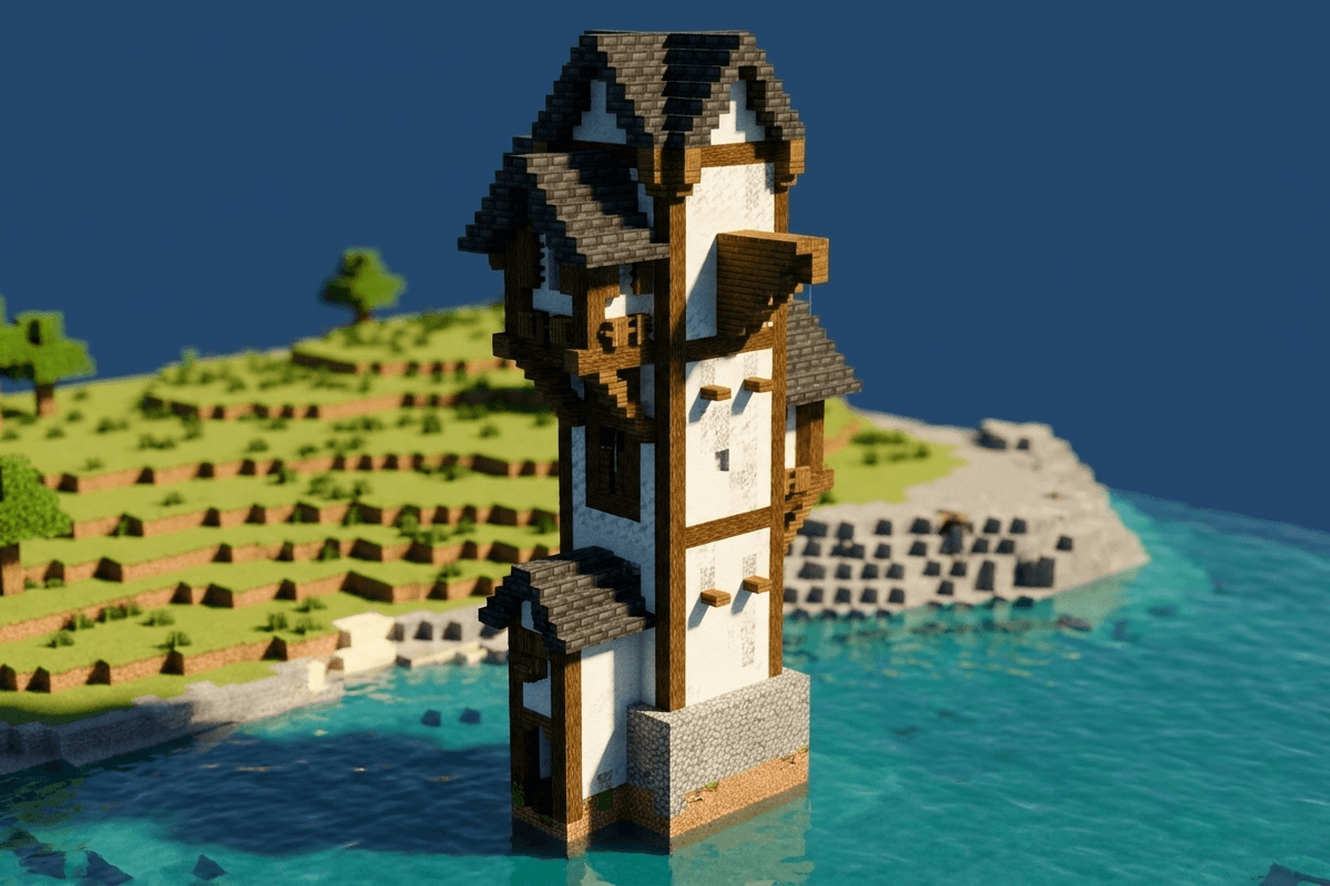 Deloria Tower House - Minecraft Schematic