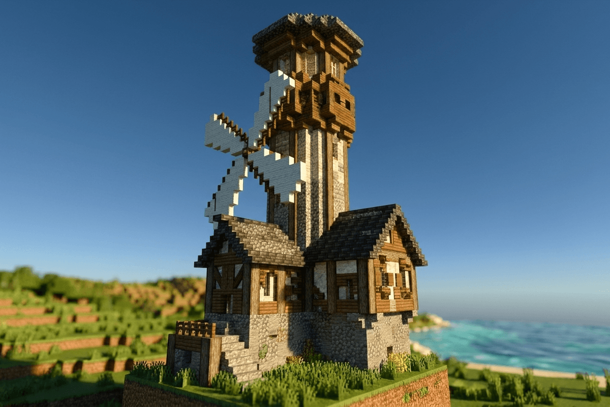 Deloria Windmill - Minecraft Schematic