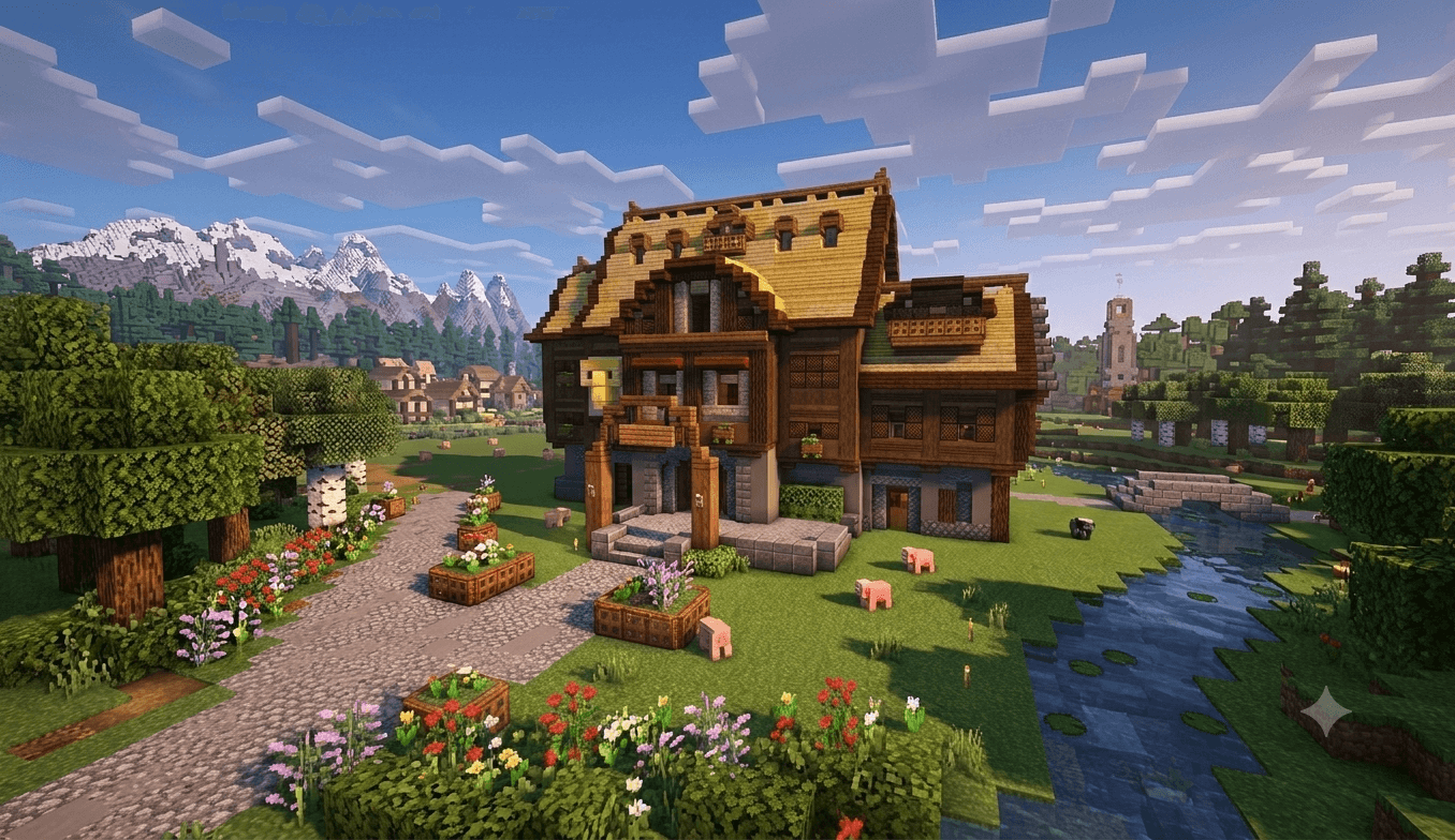 Free Medieval House 3 - Minecraft Schematic