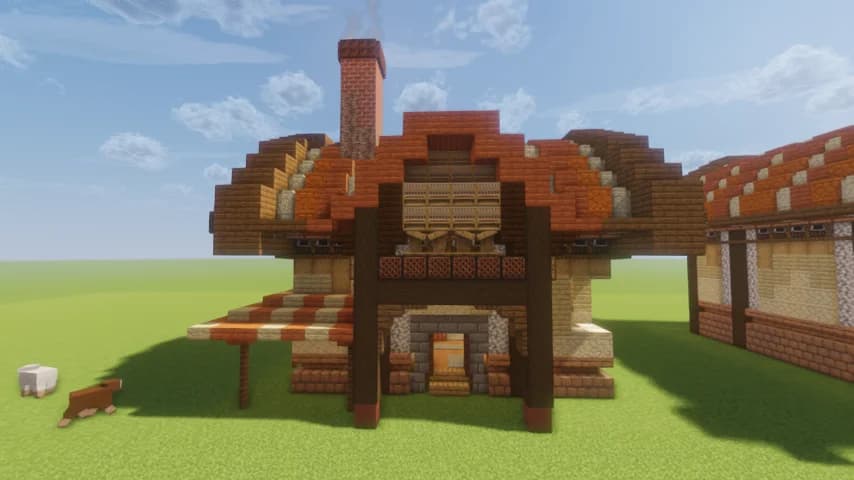2 Medieval House - Masper - Minecraft Schematic