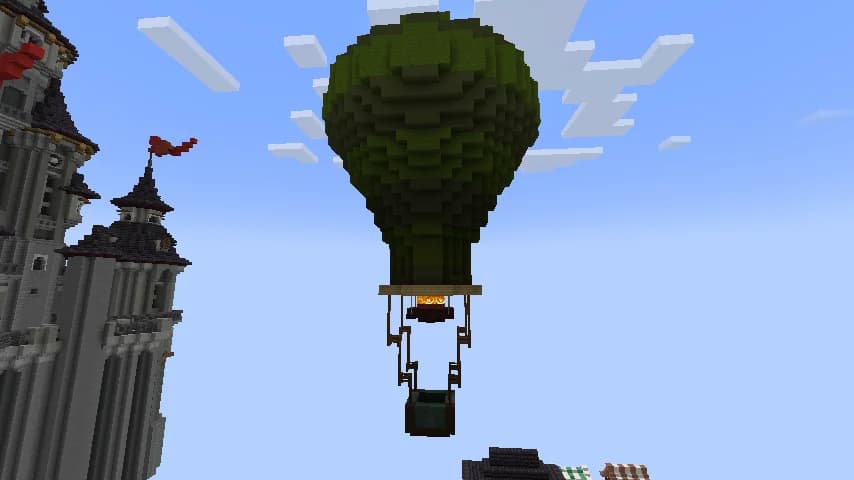 Green Air Balloon - Minecraft Schematic