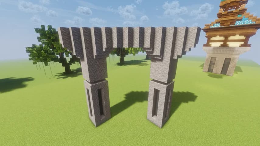 Medieval Bridge - Minecraft Schematic