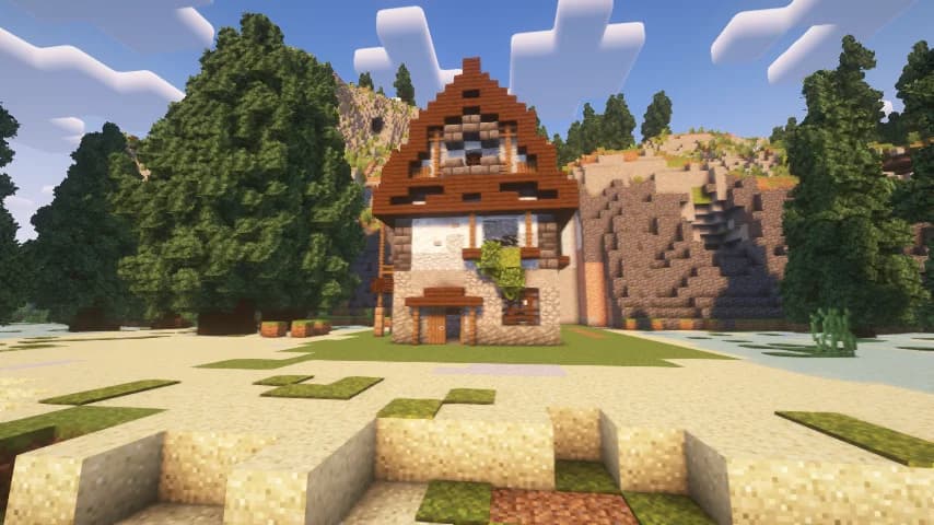 Medieval House - Horizon 19 - Minecraft Schematic