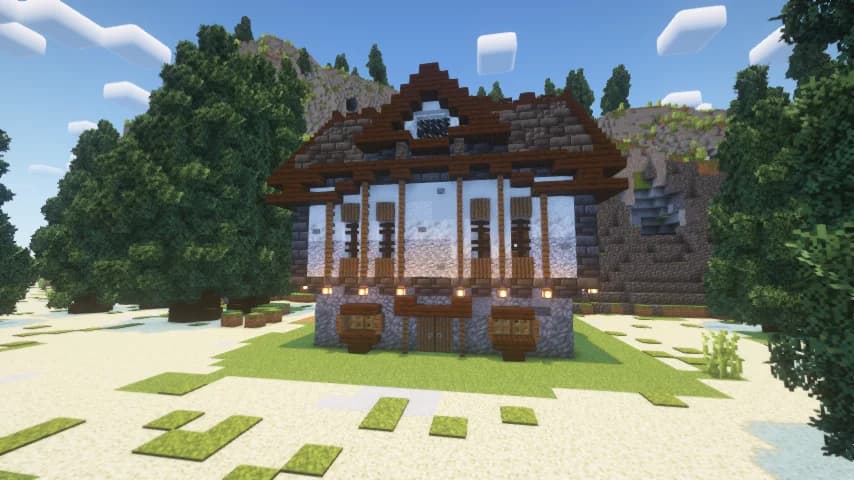 Medieval House - Horizon 8 - Minecraft Schematic