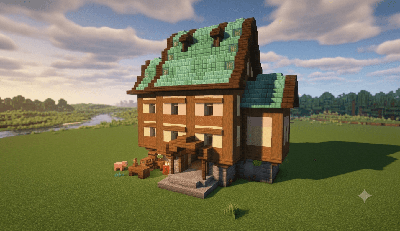 Medieval House 6 - Minecraft Schematic