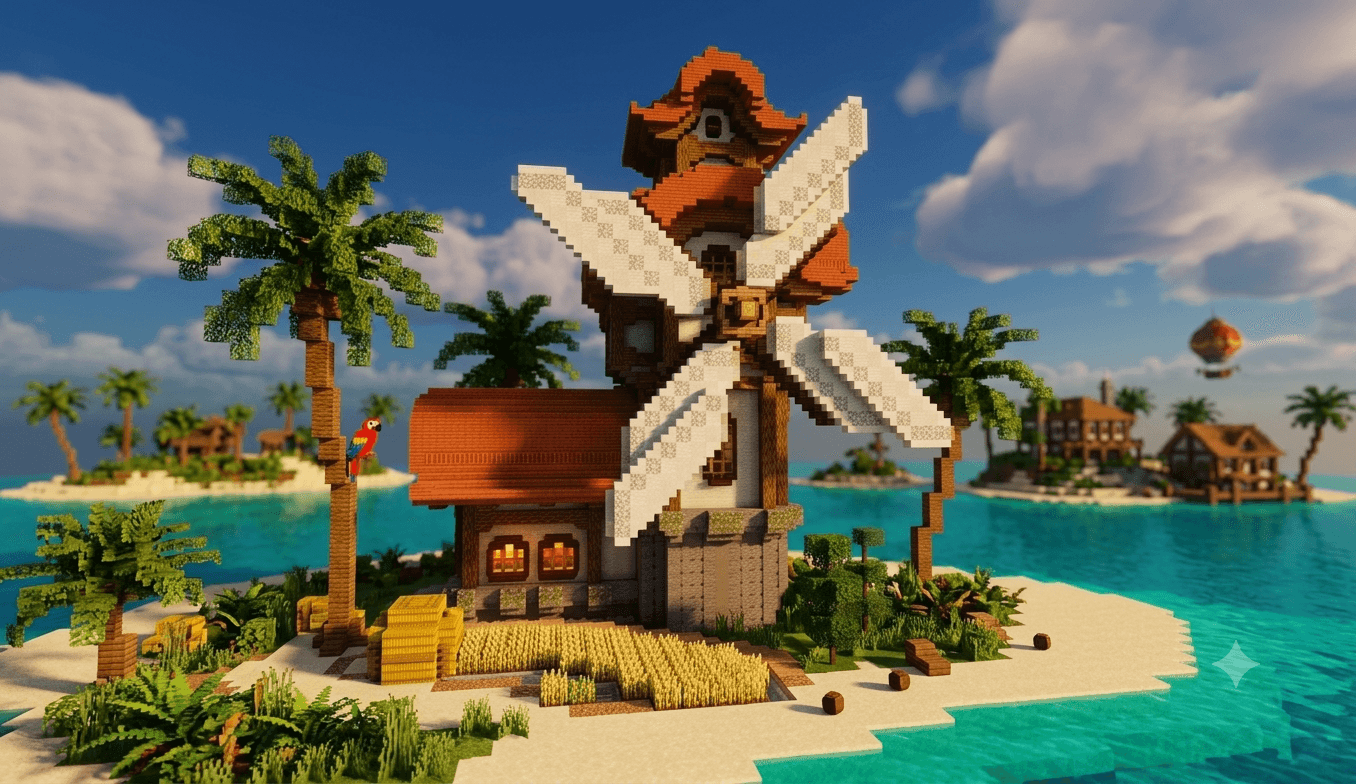Pirate House 2 - Minecraft Schematic