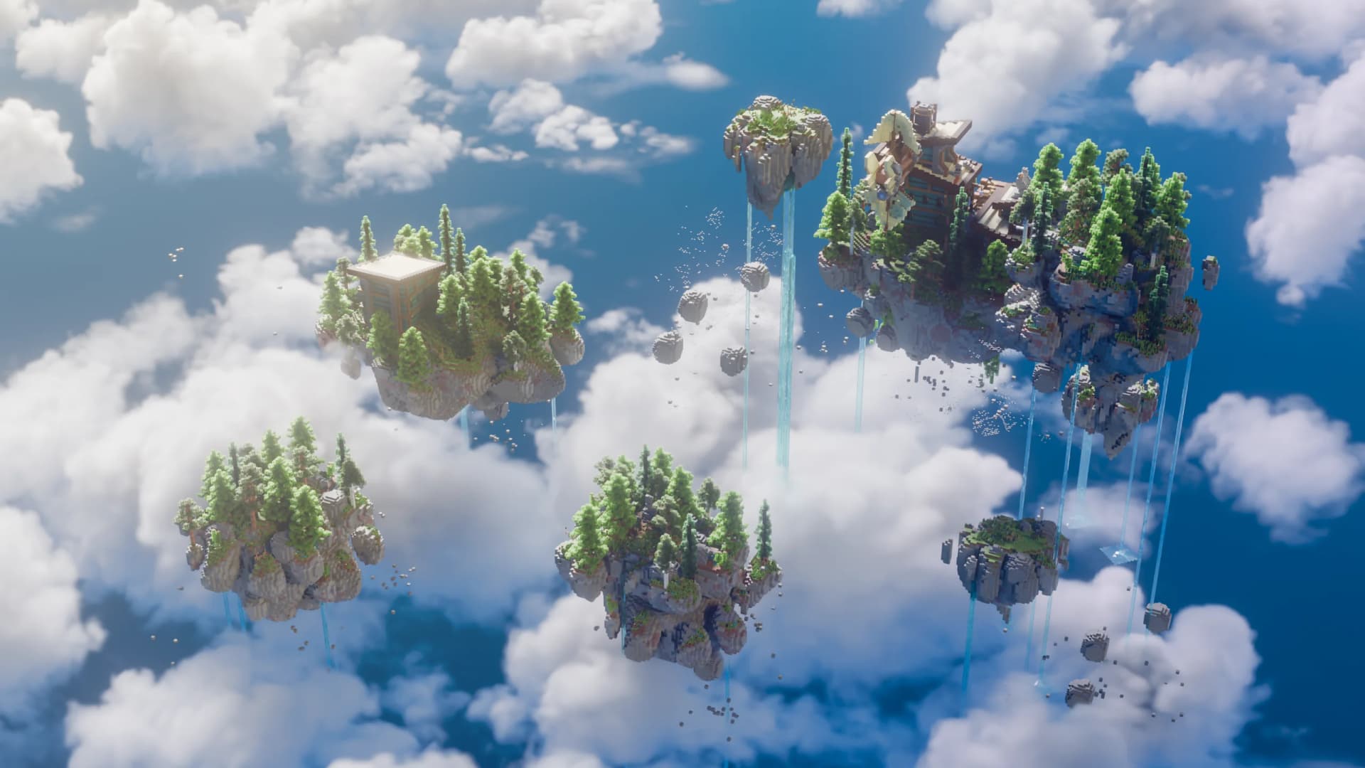 6 Sky Islands - Minecraft Schematic