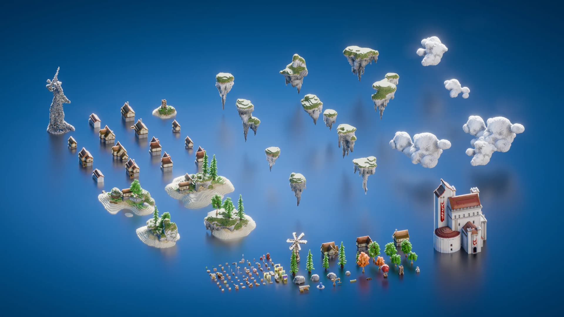 Assets Kingdom Of Naria - Minecraft Schematic
