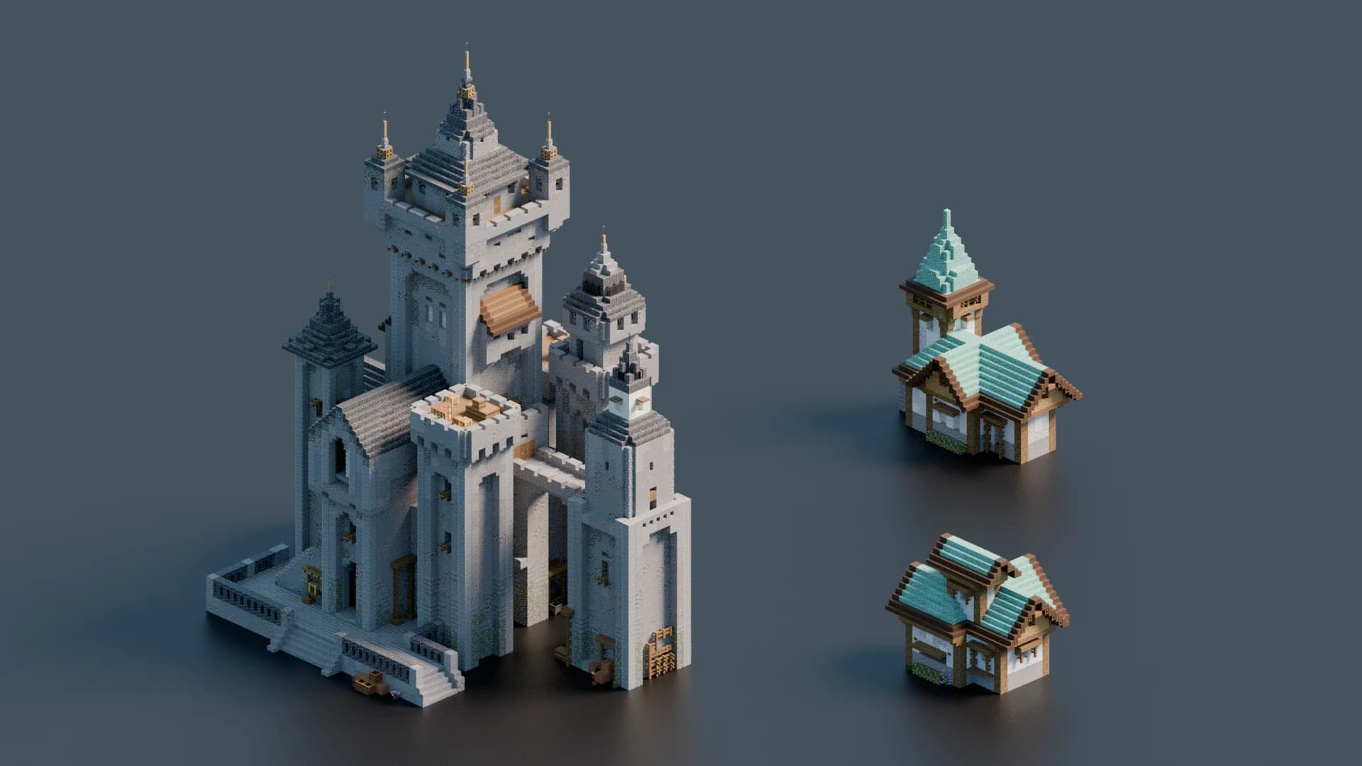 Assets Medieval PvP Arena - Minecraft Schematic