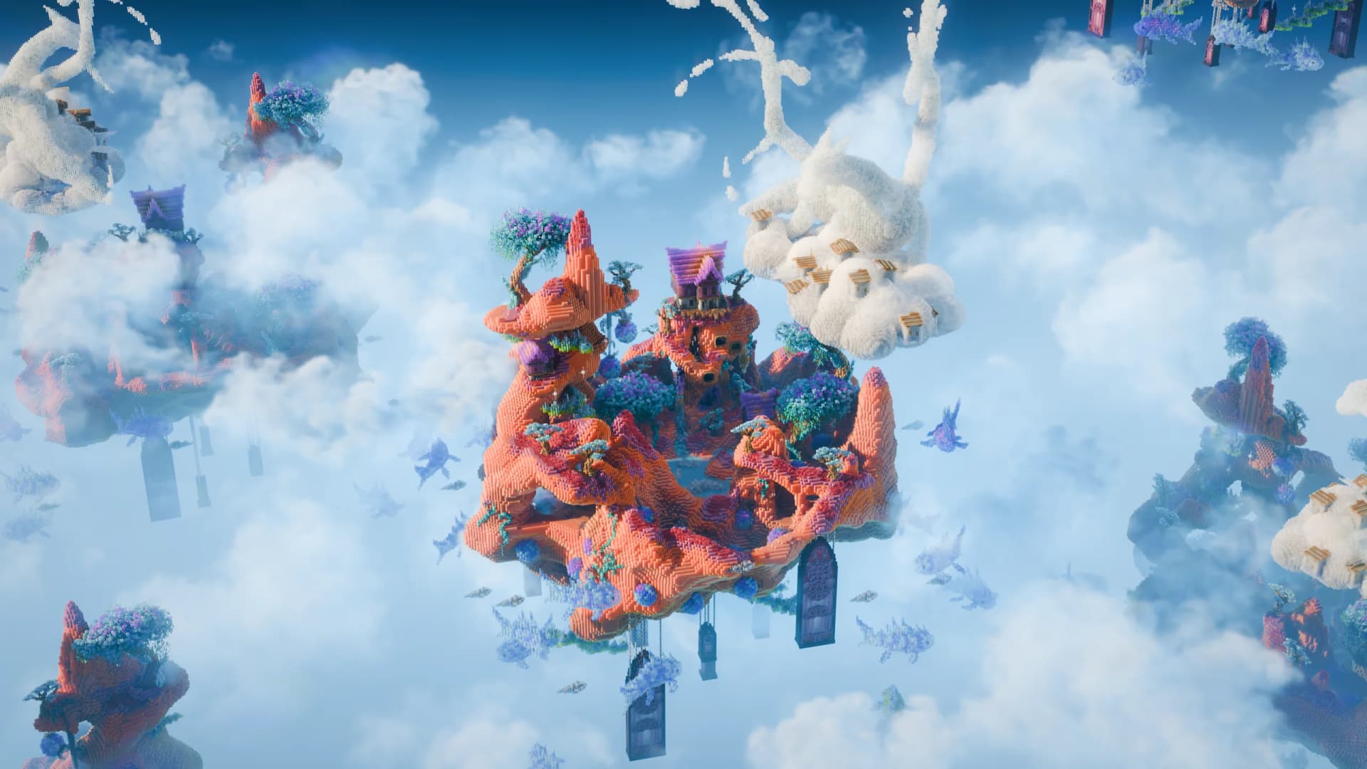 Celestia Sky Island - Minecraft Schematic