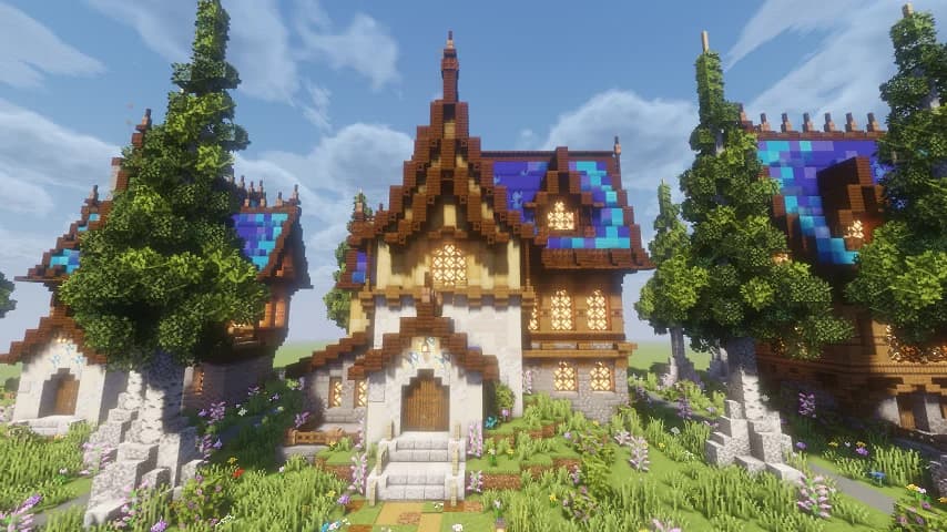 Fantasy Zoonyy House 2 - Minecraft Schematic