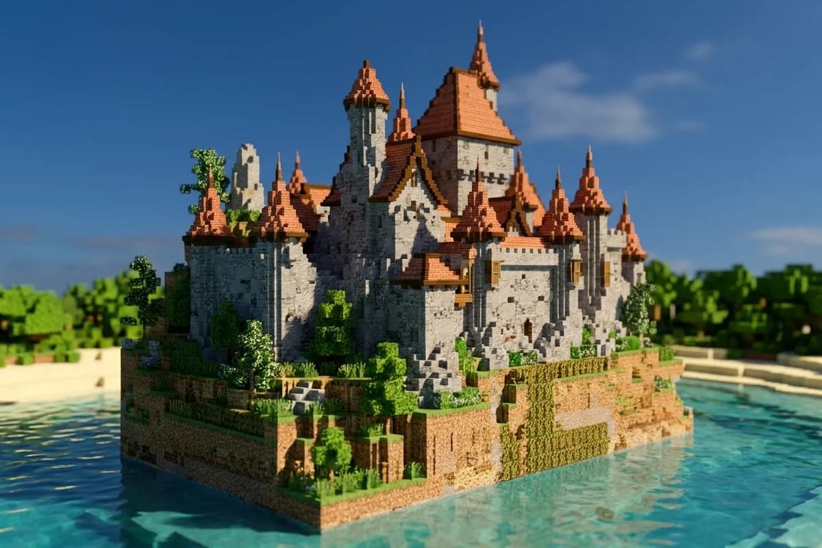 Grand Medieval Castle - Minecraft Schematic