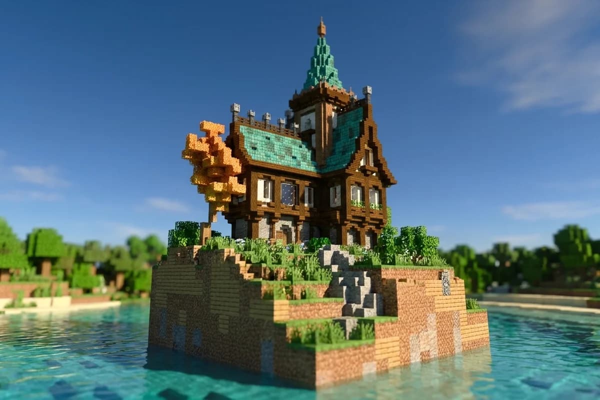 Grand Medieval Manor - Minecraft Schematic