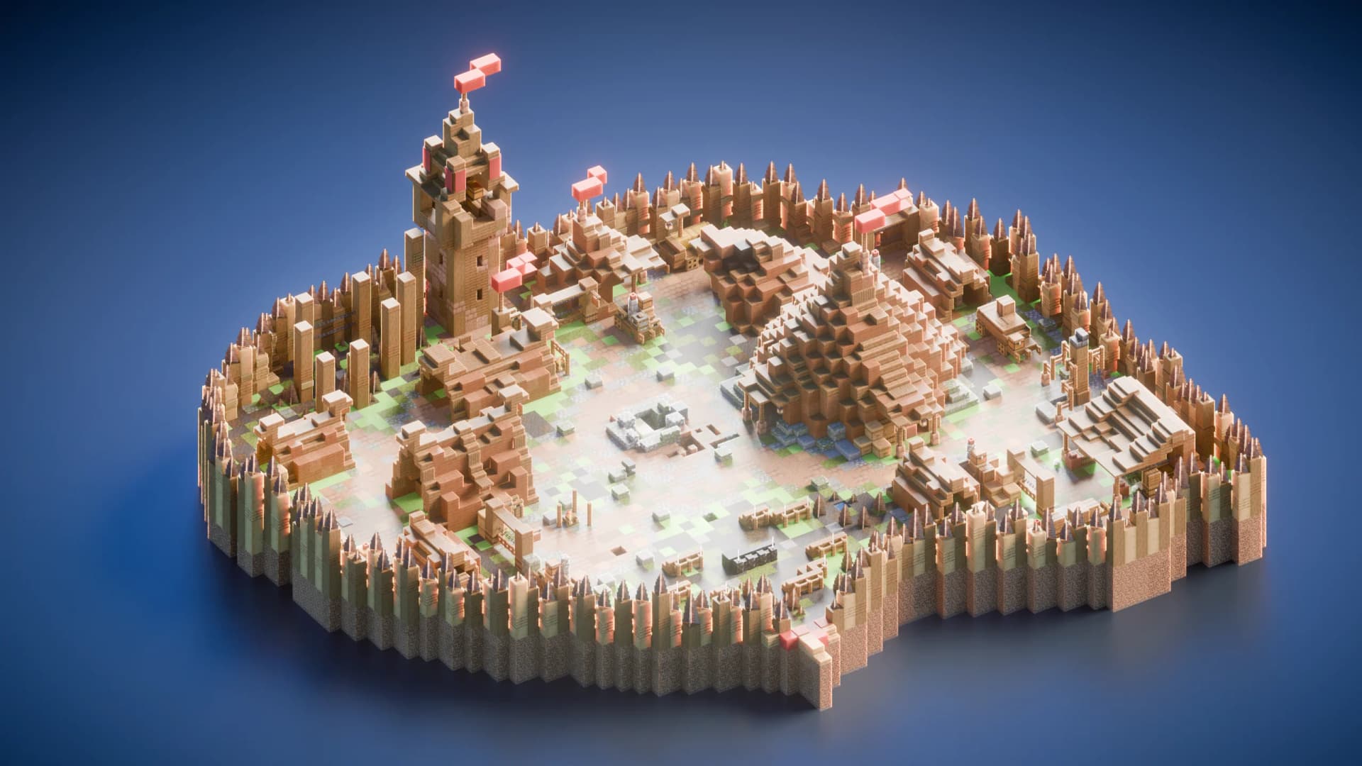 Medieval Camp - Minecraft Schematic