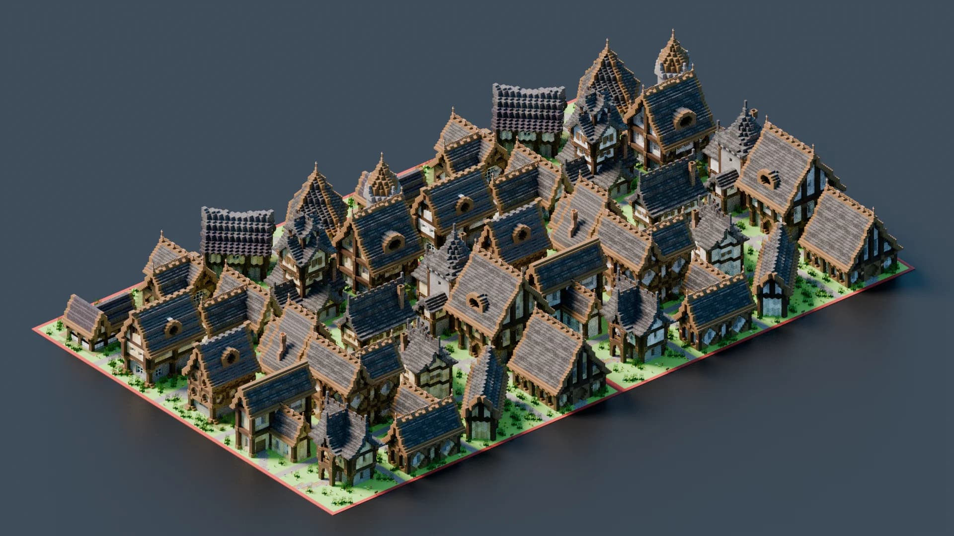 Medieval Houses - Collection Kingdom - Minecraft Schematic
