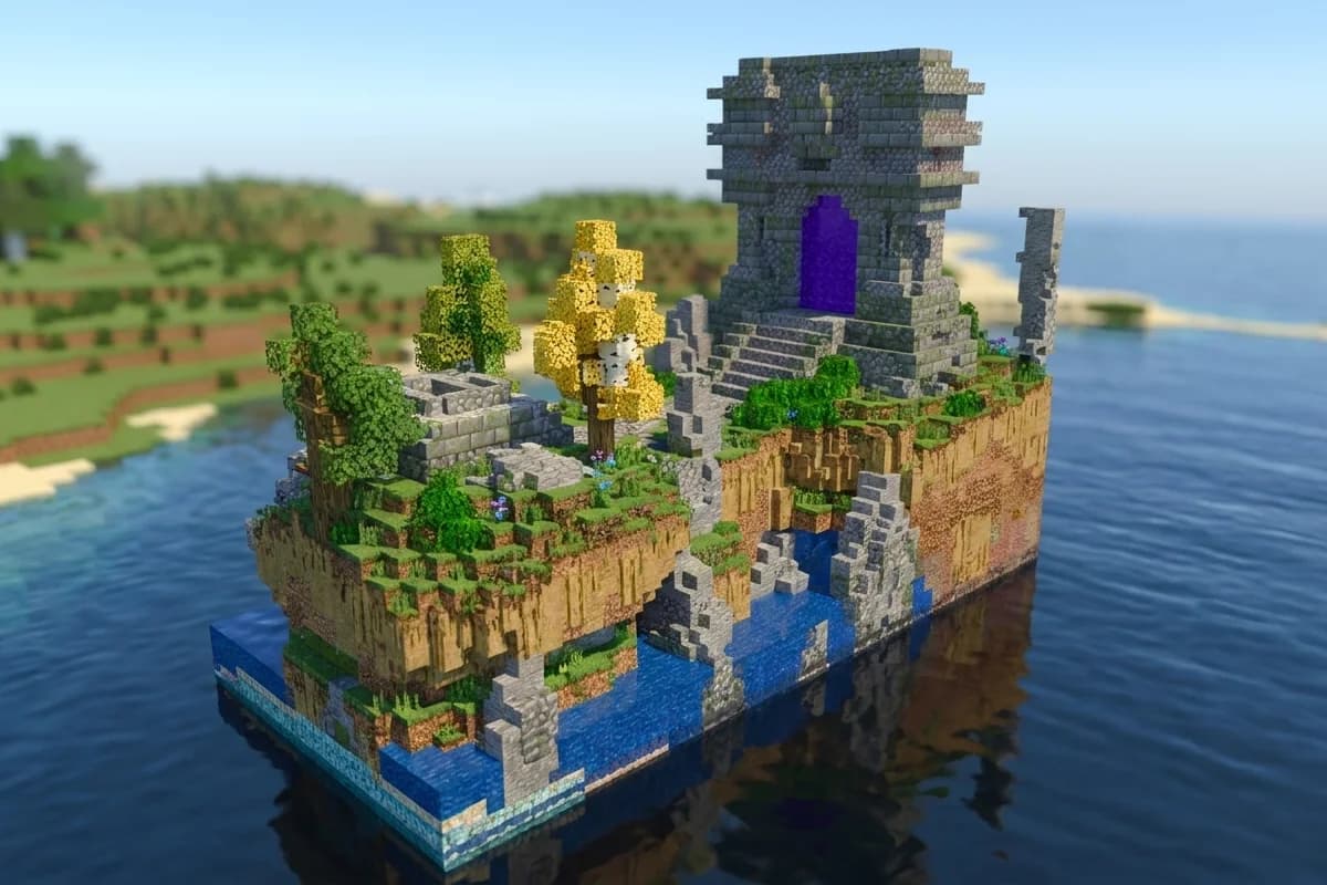 Medieval Portal Keep - Minecraft Schematic