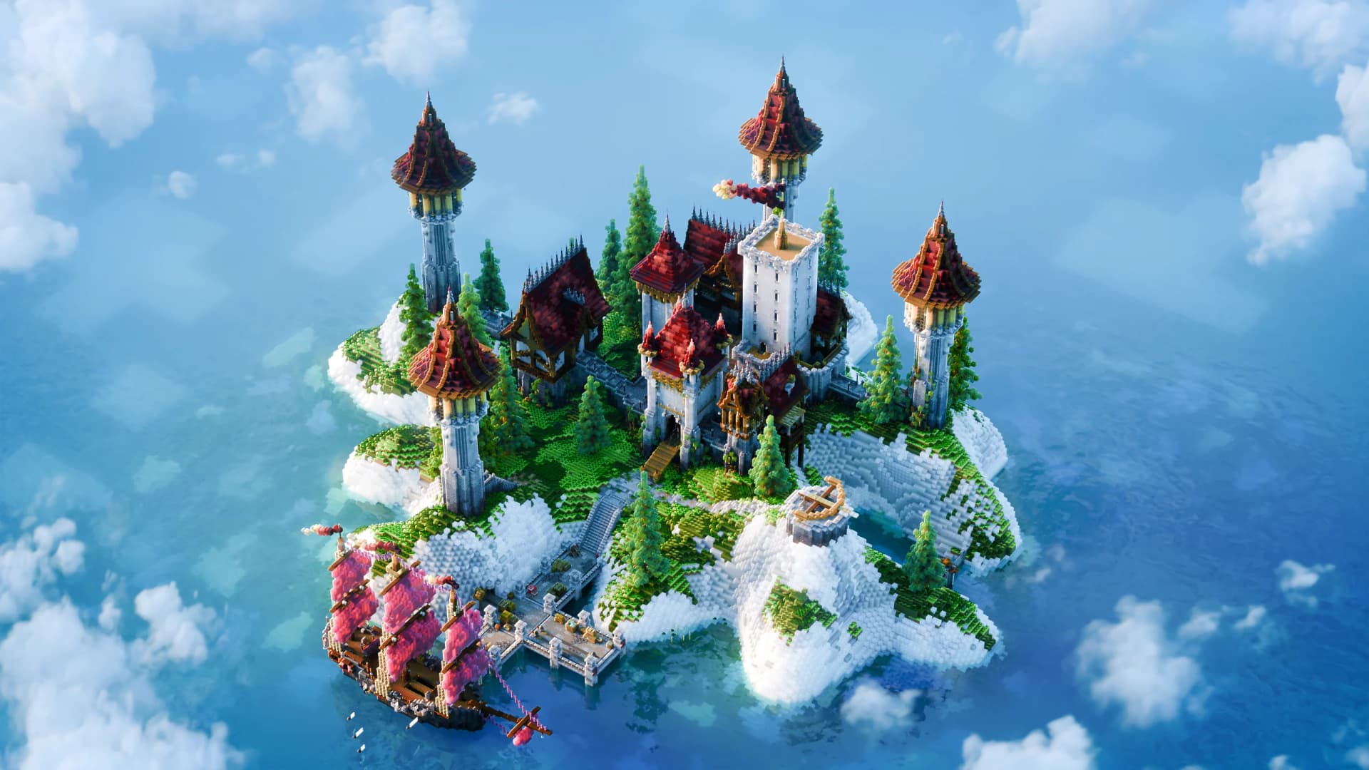 Red Castle - Minecraft Schematic