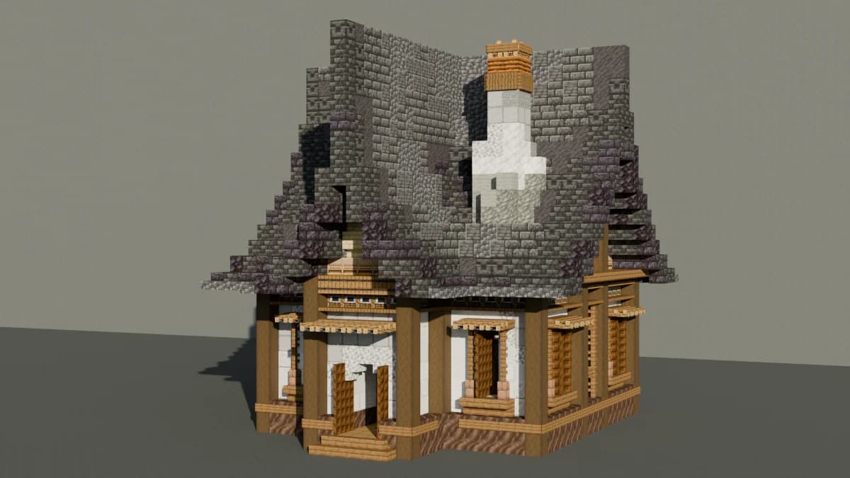 Towny House 11 - Minecraft Schematic