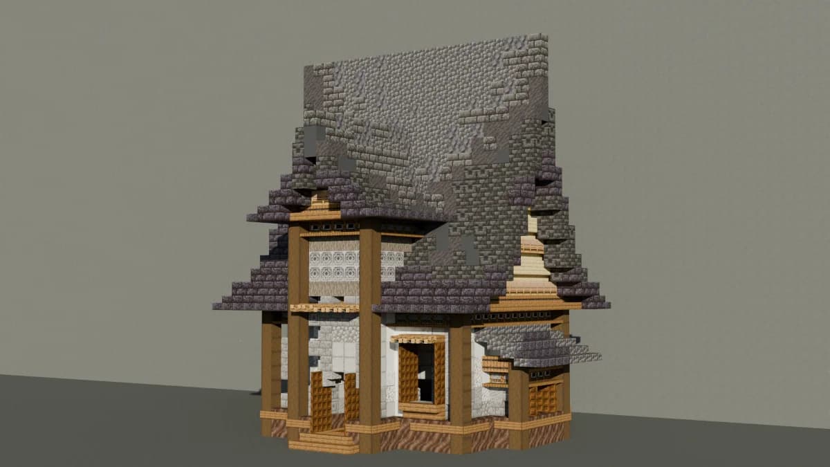 Towny House 14 - Minecraft Schematic