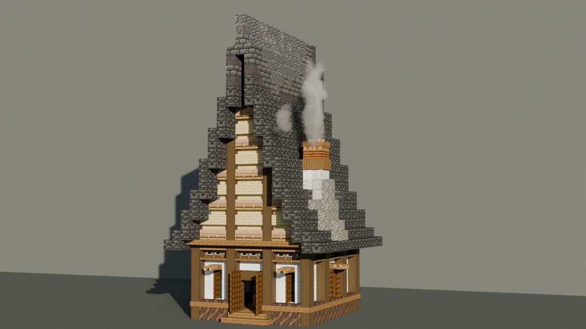 Towny House 2 - Minecraft Schematic