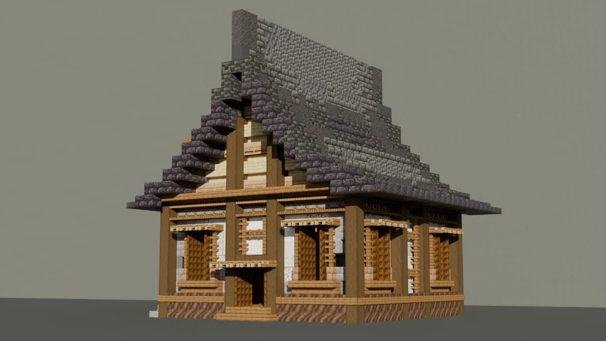 Towny House 5 - Minecraft Schematic