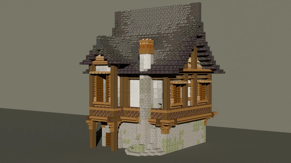 Towny house 9 - Minecraft Schematic