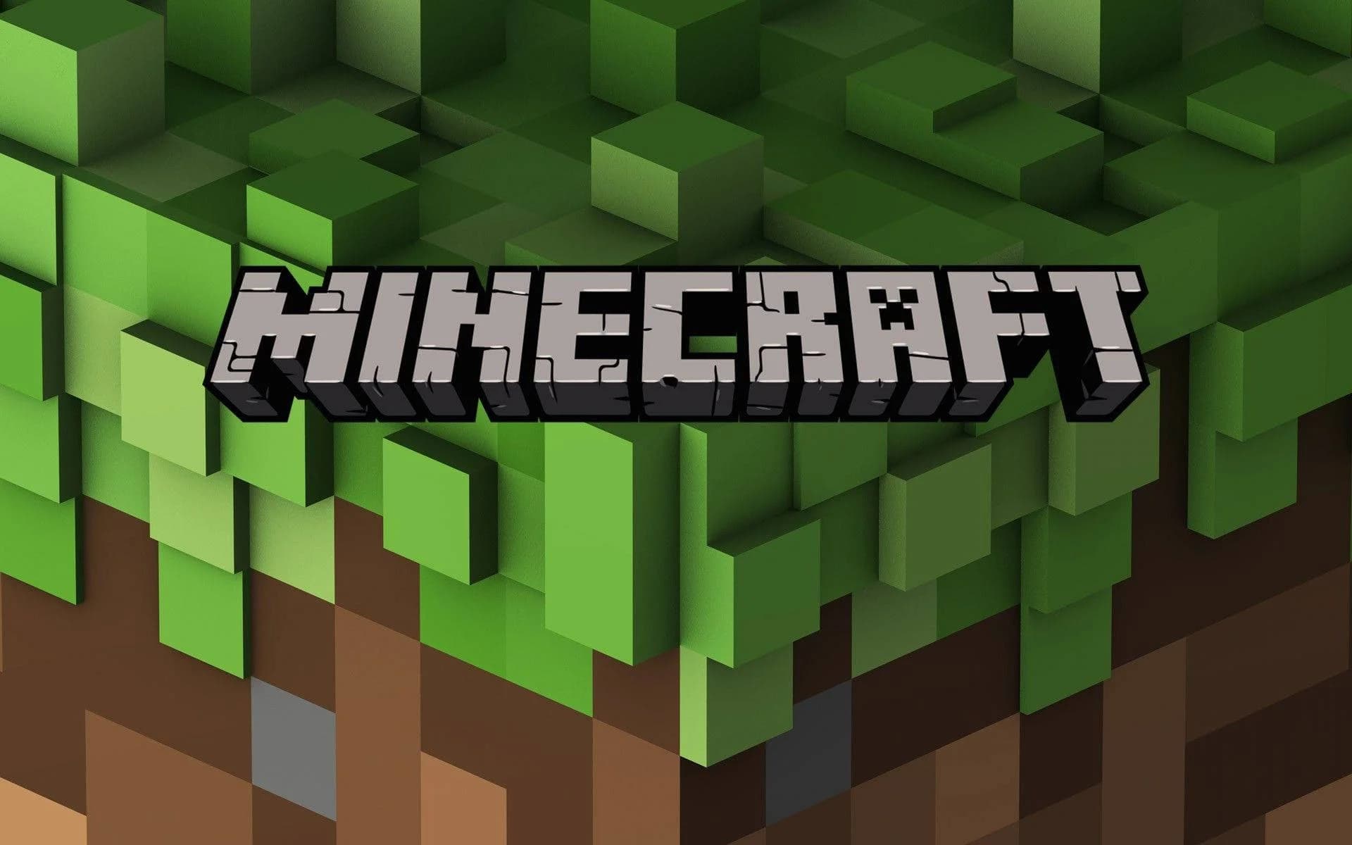 Minecraft logo over a grass block, illustrating the Spaleforce Minecraft plugin generator for Paper, Spigot and Folia servers