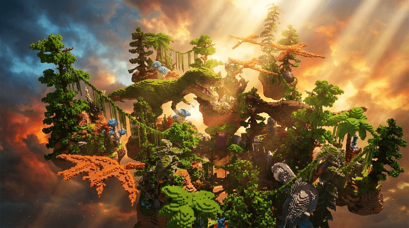 Dinosaurs Land - Minecraft Schematic