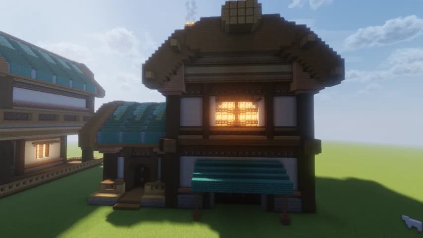 Fantasy Hub House 2 - Minecraft Schematic