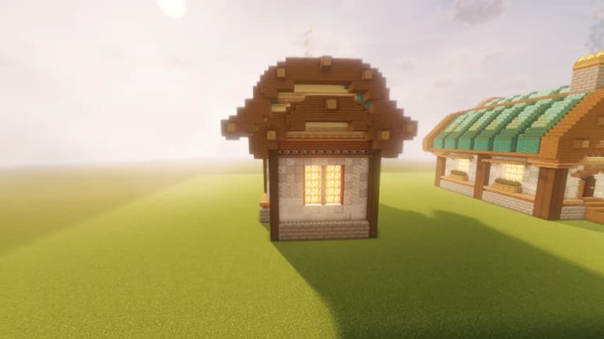 Fantasy Hub House 7 - Minecraft Schematic