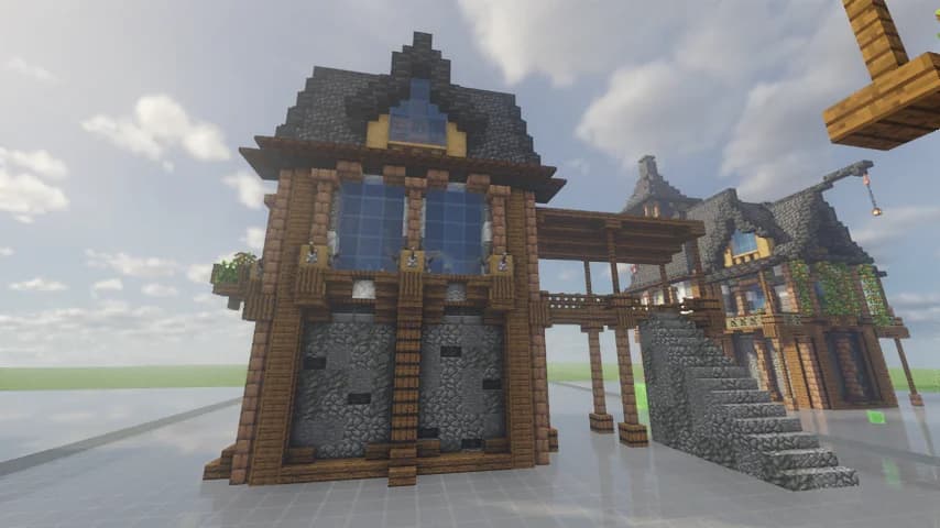 Medieval House 10 - Fast - Minecraft Schematic