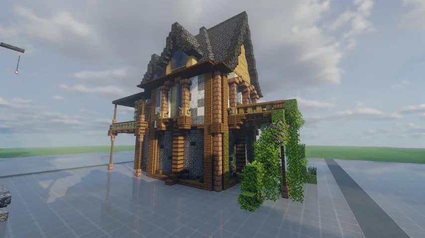 Medieval House 12 - Fast - Minecraft Schematic