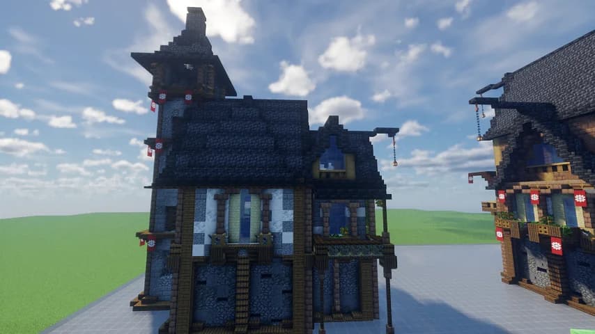 Medieval House 13 - Fast - Minecraft Schematic