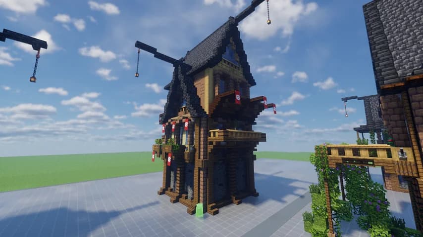 Medieval House 14 - Fast - Minecraft Schematic