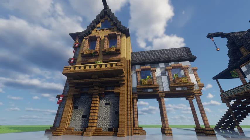 Medieval House 15 - Fast - Minecraft Schematic
