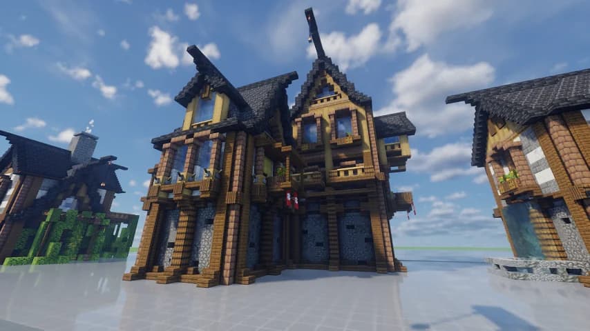Medieval House 17 - Fast - Minecraft Schematic
