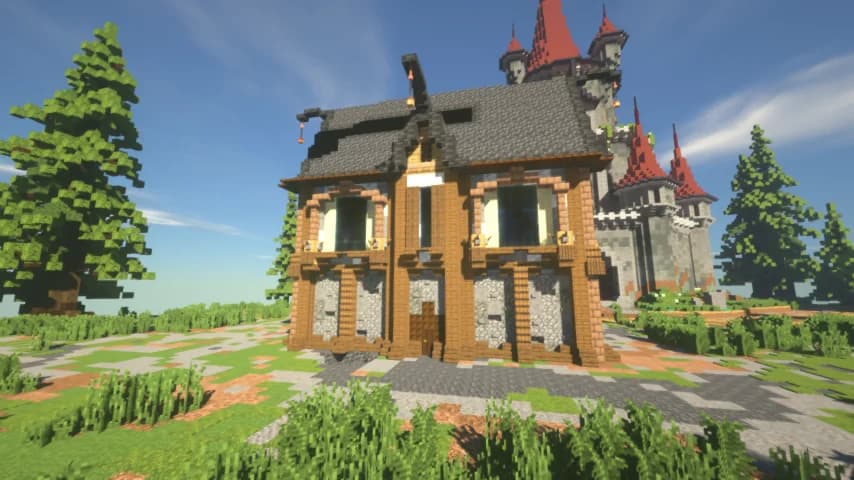 Medieval House 2 - Fast - Minecraft Schematic
