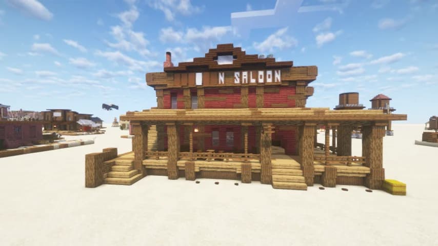 Western Saloon - Minecraft Schematic