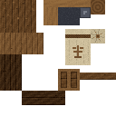 Charrette de Marchand — Minecraft 3D model for Blockbench
